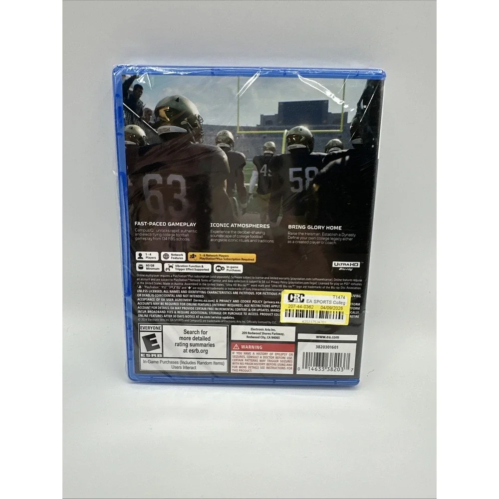 Sony Playstation 5 PS5 EA Sports College Football 25 New Sealed